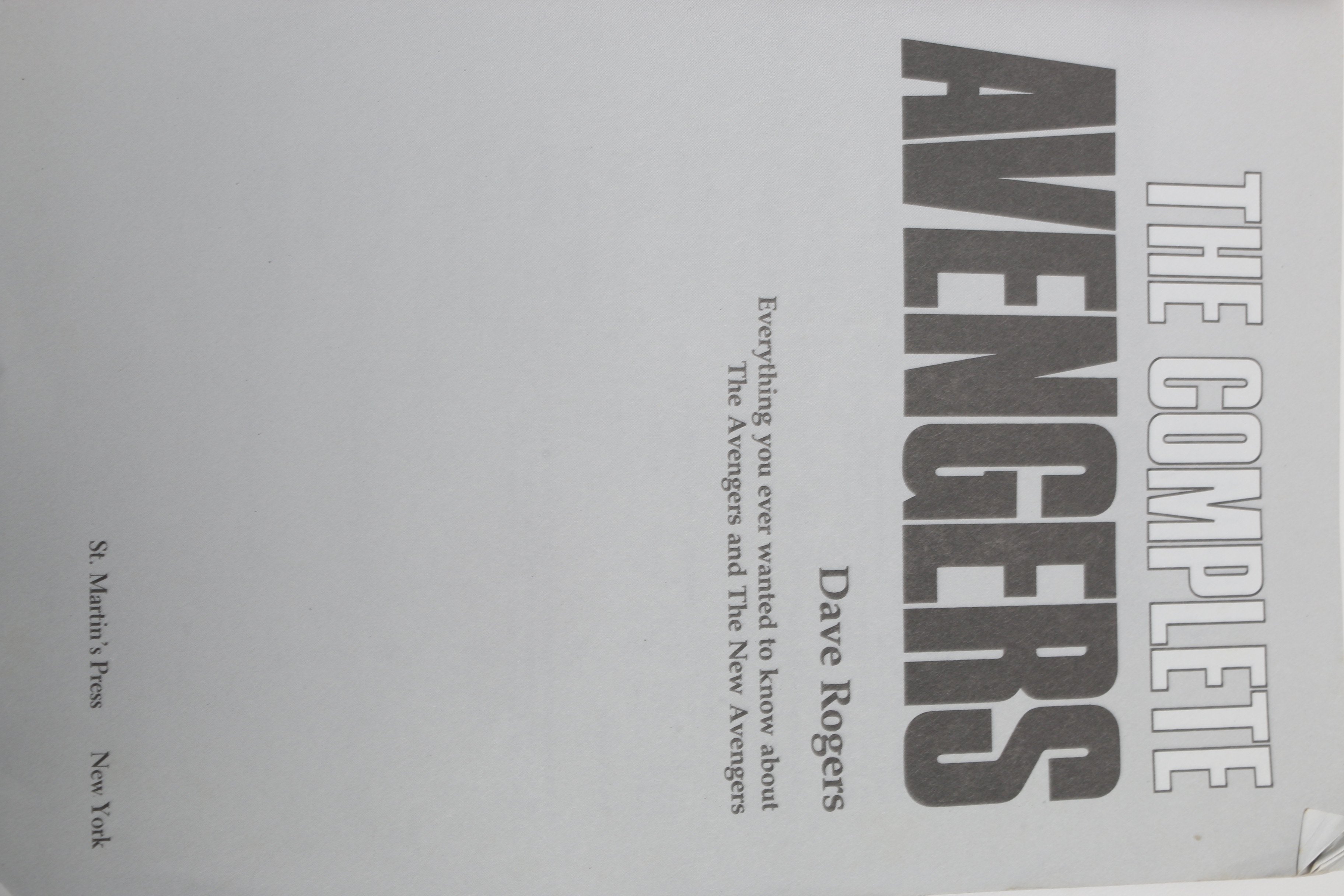 "The Complete Avengers" Book and Signed Picture of Diana Rigg