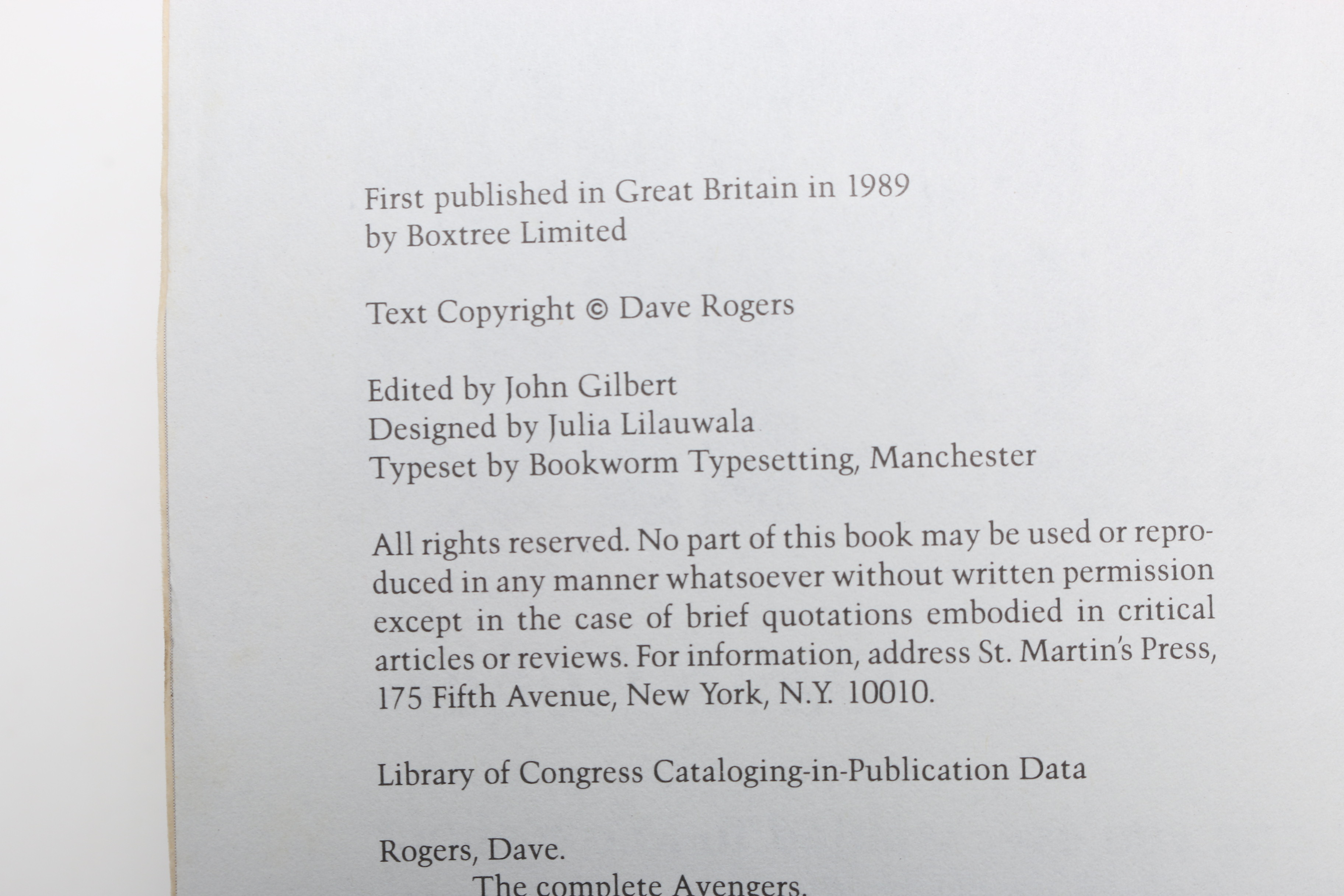 "The Complete Avengers" Book and Signed Picture of Diana Rigg