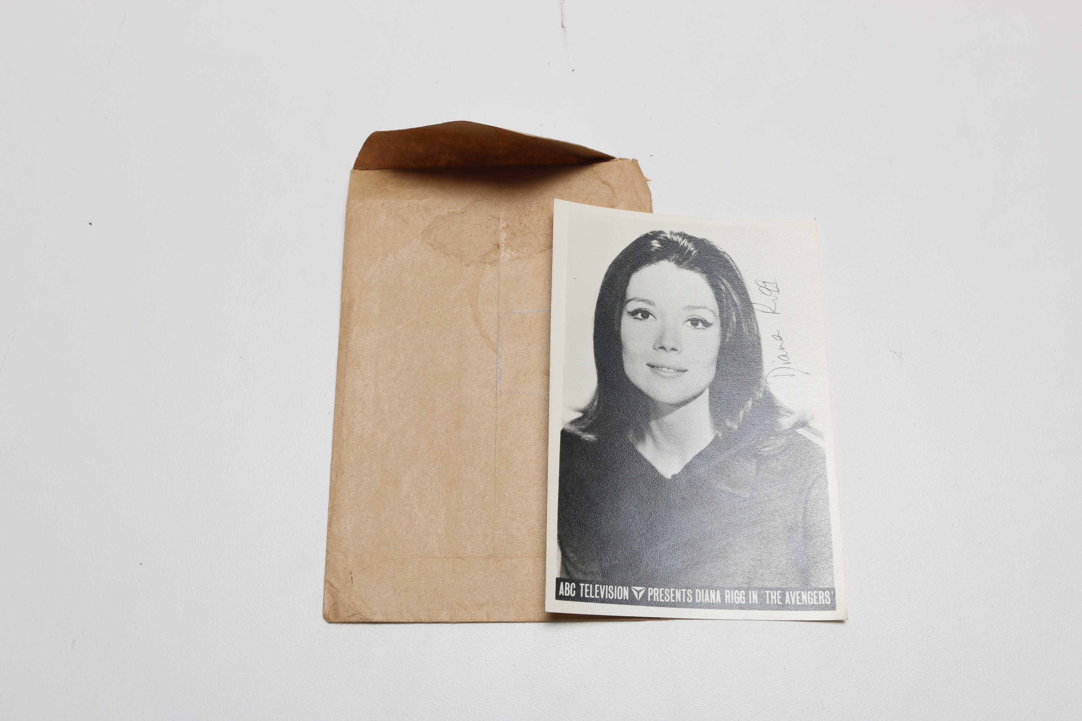 "The Complete Avengers" Book and Signed Picture of Diana Rigg