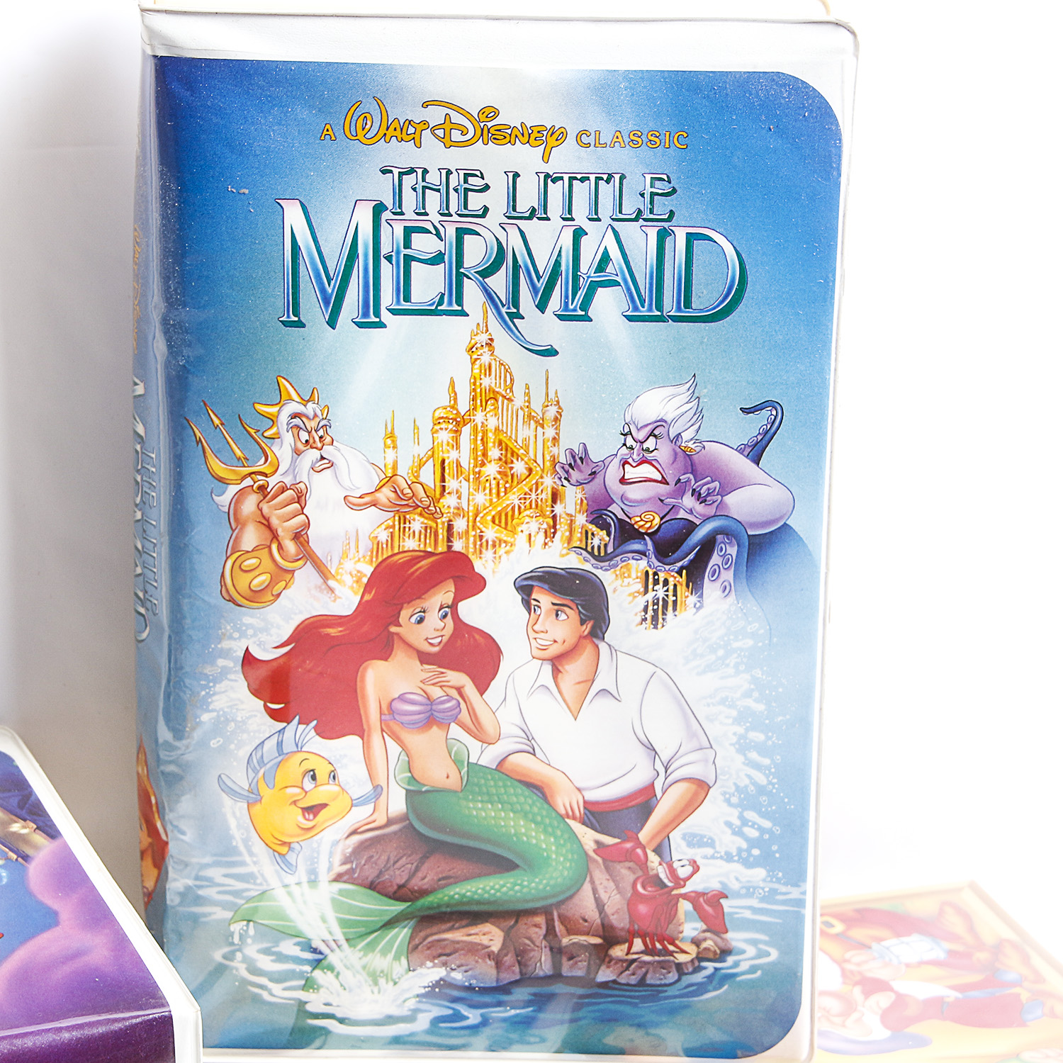 Disney VHS Including Black Diamond "Aladdin" and "Little Mermaid"