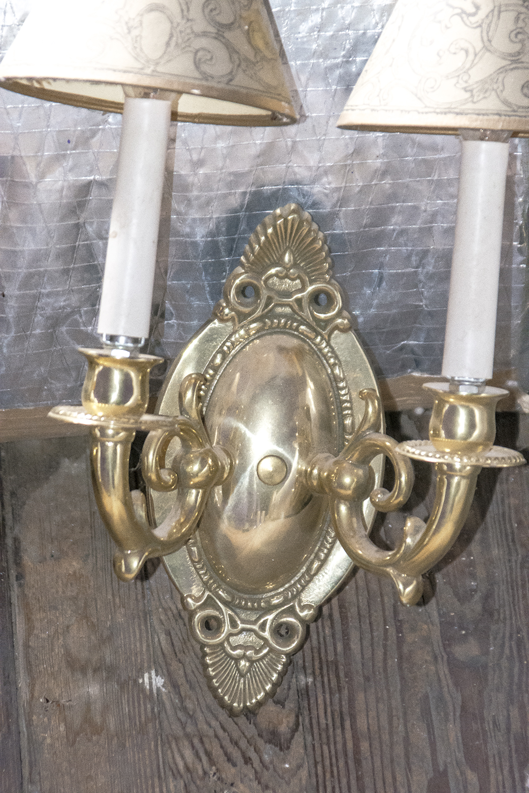 VIntage Brass Electric Wall Sconces