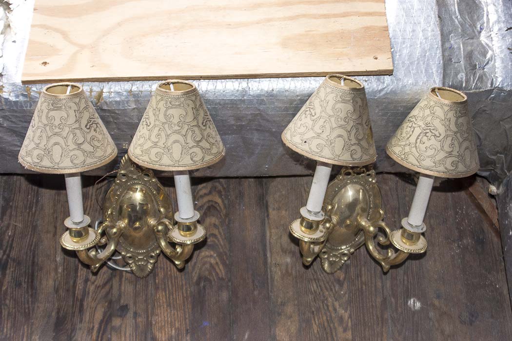 VIntage Brass Electric Wall Sconces