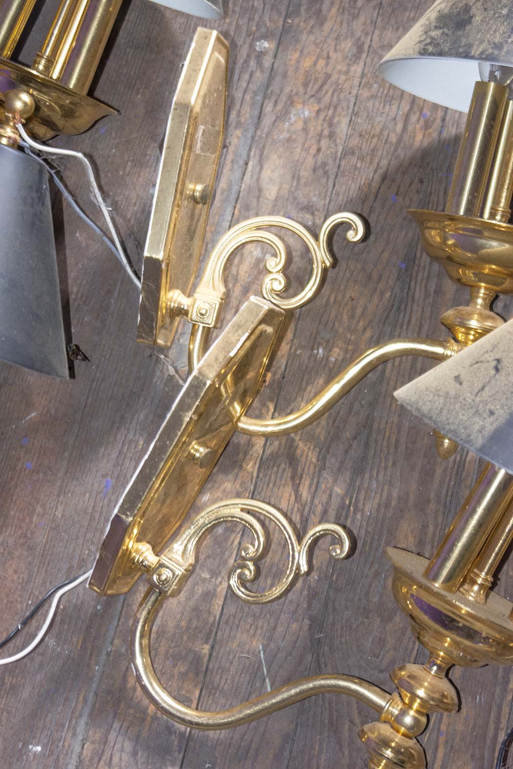 VIntage Brass Electric Sconces