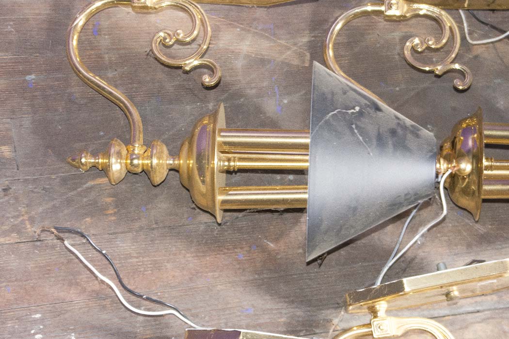 VIntage Brass Electric Sconces