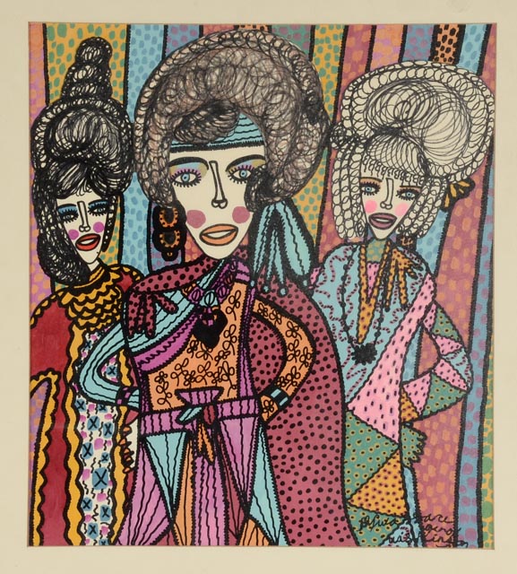 Wallace Knox Wilkinson, Jr. Original Mixed Media on Paper
