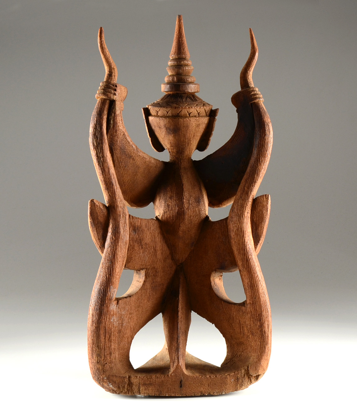 Carved Wood Statue of Garuda