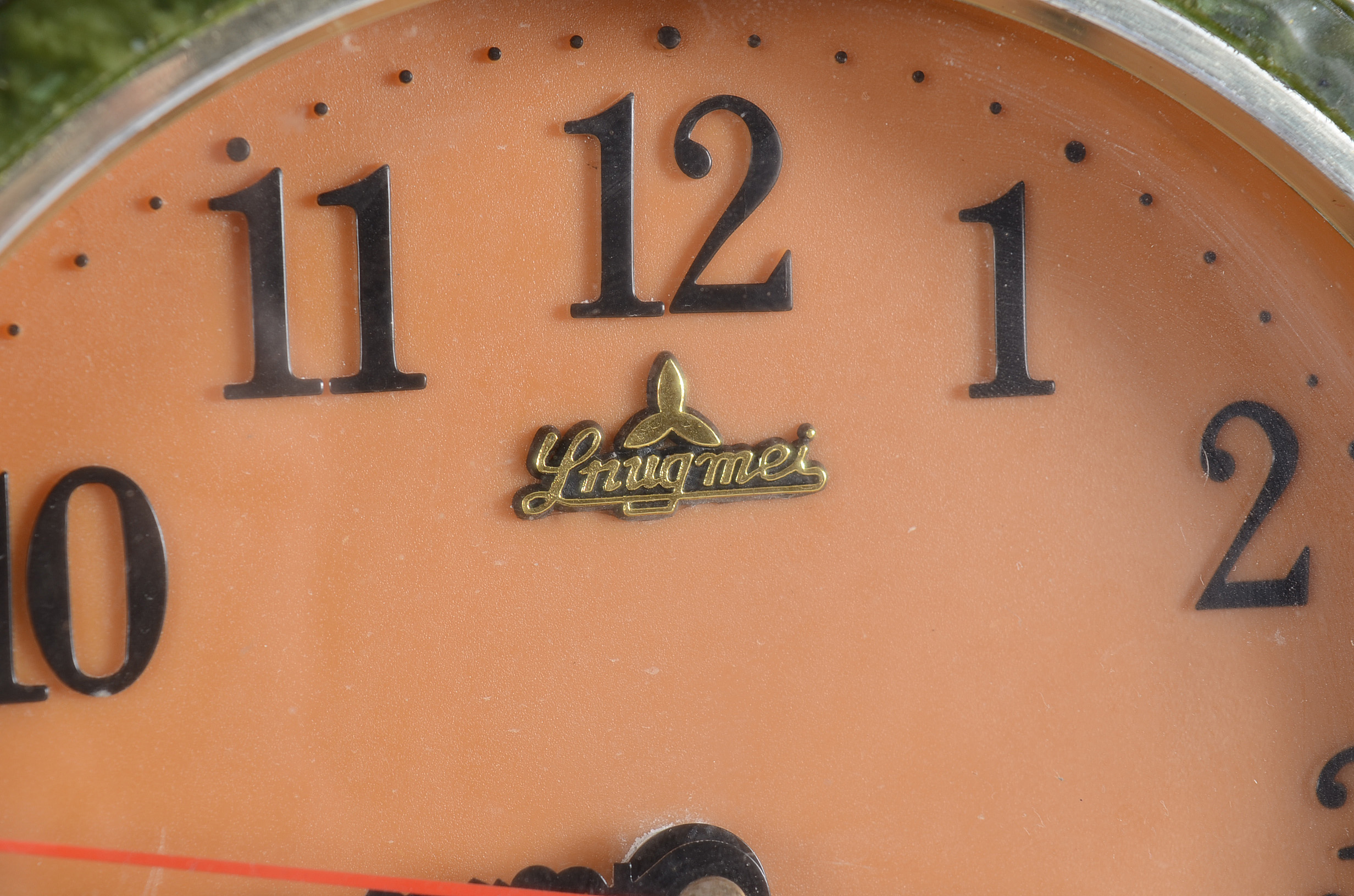 Large Chinese Serpentine Temple Clock