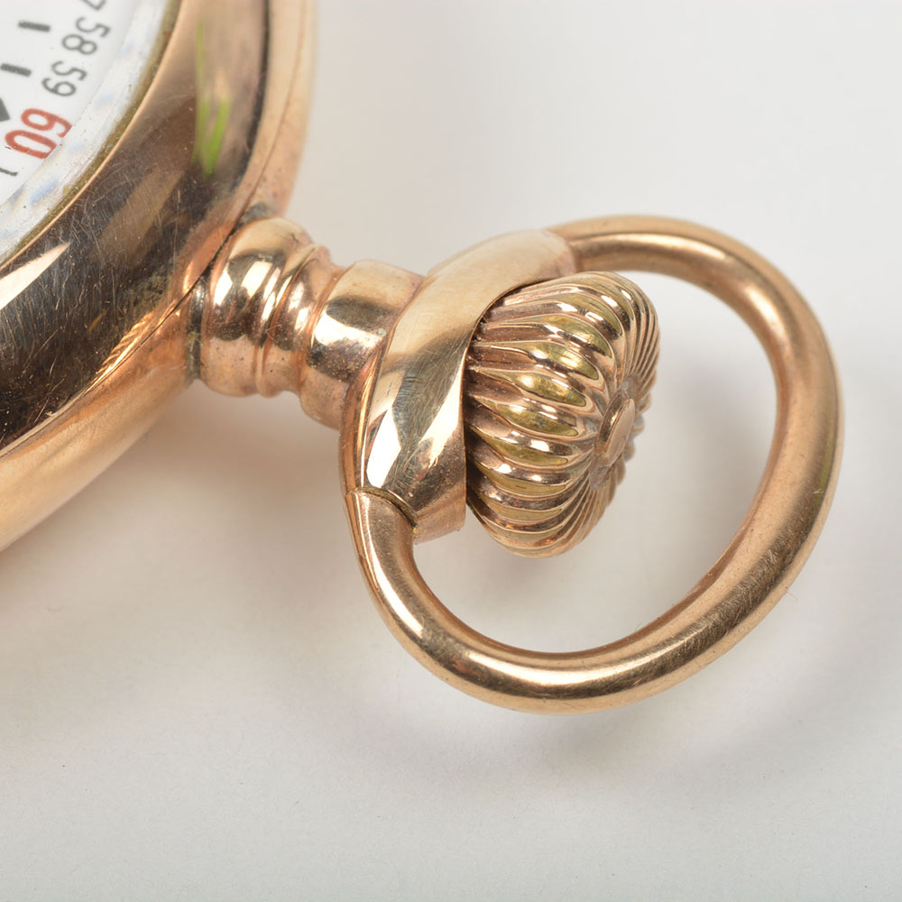 1937 Elgin 17 Jewel Railroad Dial Pocket Watch