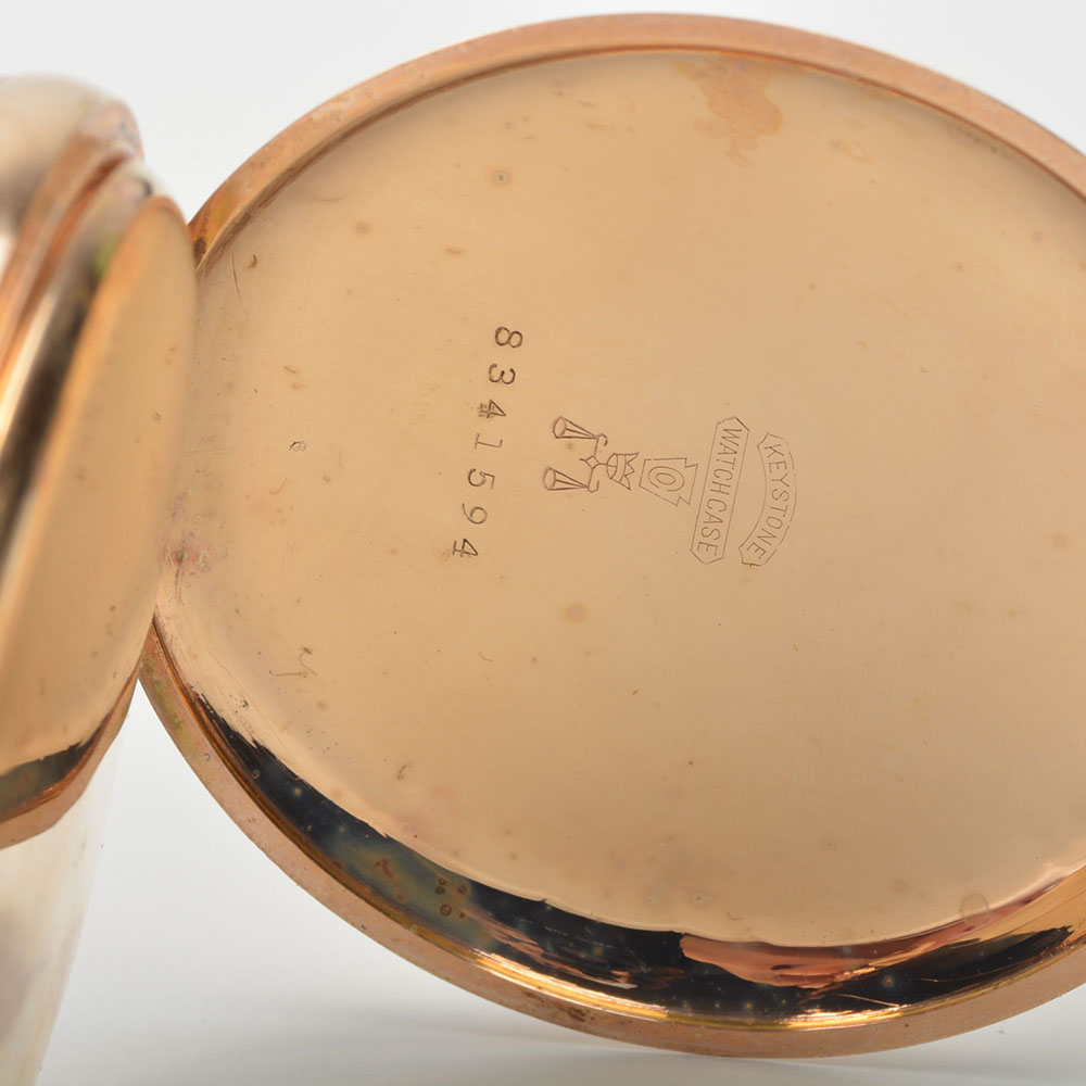 1937 Elgin 17 Jewel Railroad Dial Pocket Watch