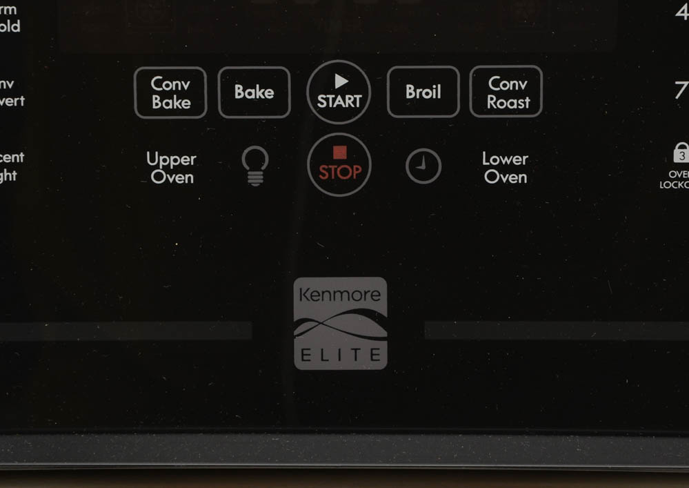 Kenmore Elite Stainless Steel Double Oven Gas Range