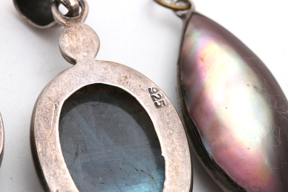 Assorted Sterling Silver Bracelet and Pendants