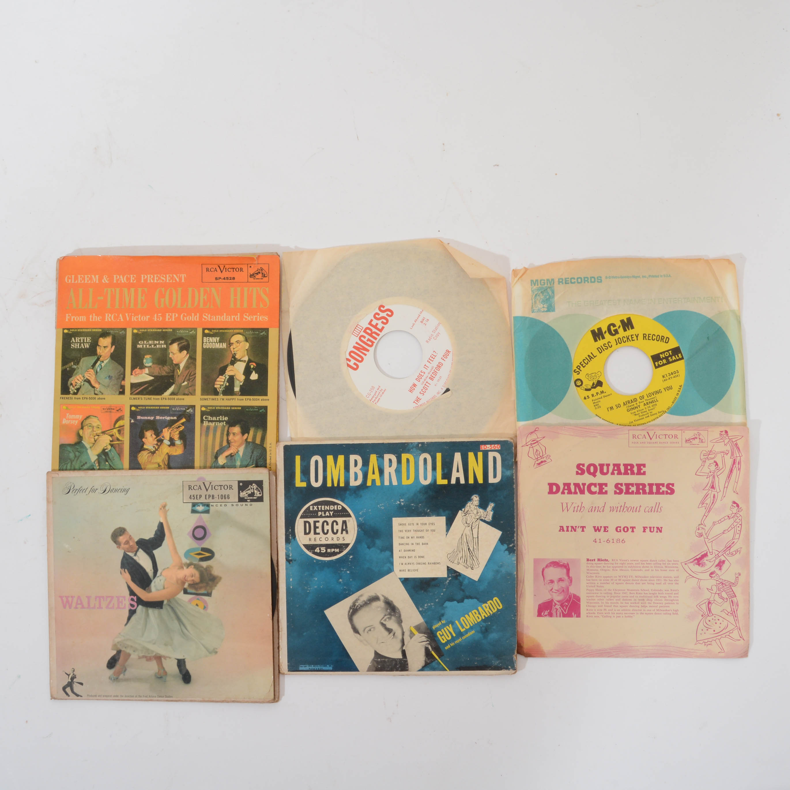 Collection of Rhythm, Dance and Orchestral LP and 45 RPM Recordings