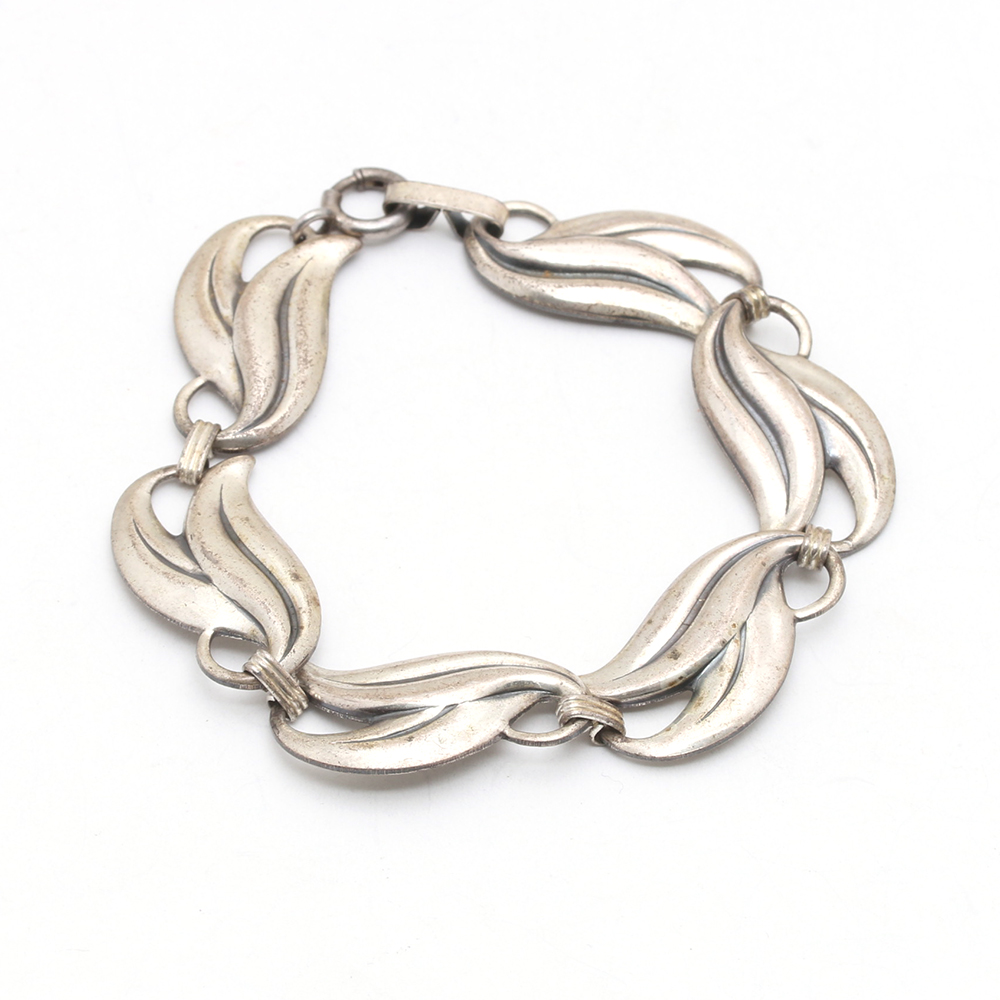 Sterling Silver Bracelet and Brooches