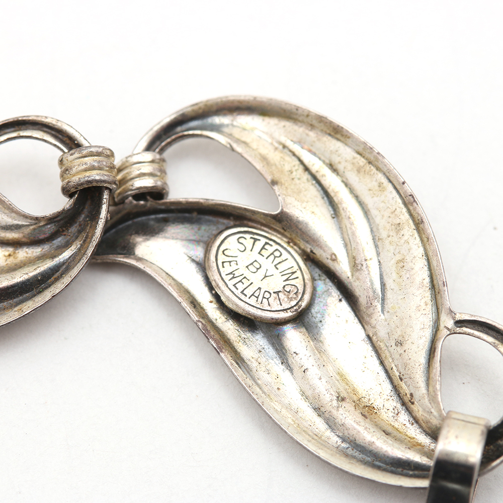 Sterling Silver Bracelet and Brooches