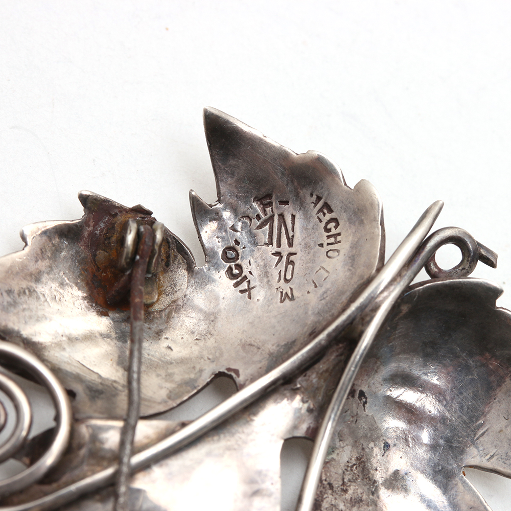 Sterling Silver Bracelet and Brooches