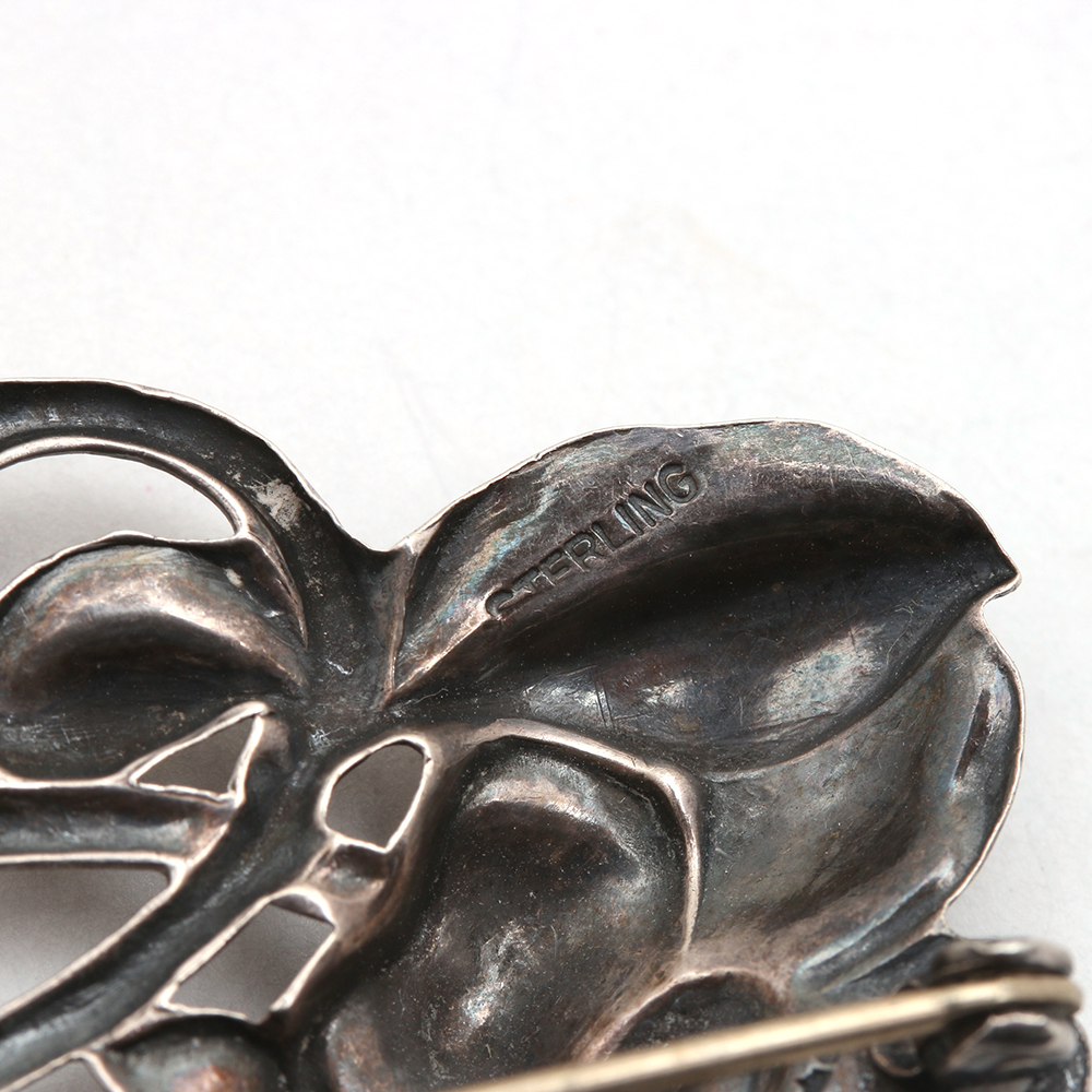 Sterling Silver Bracelet and Brooches