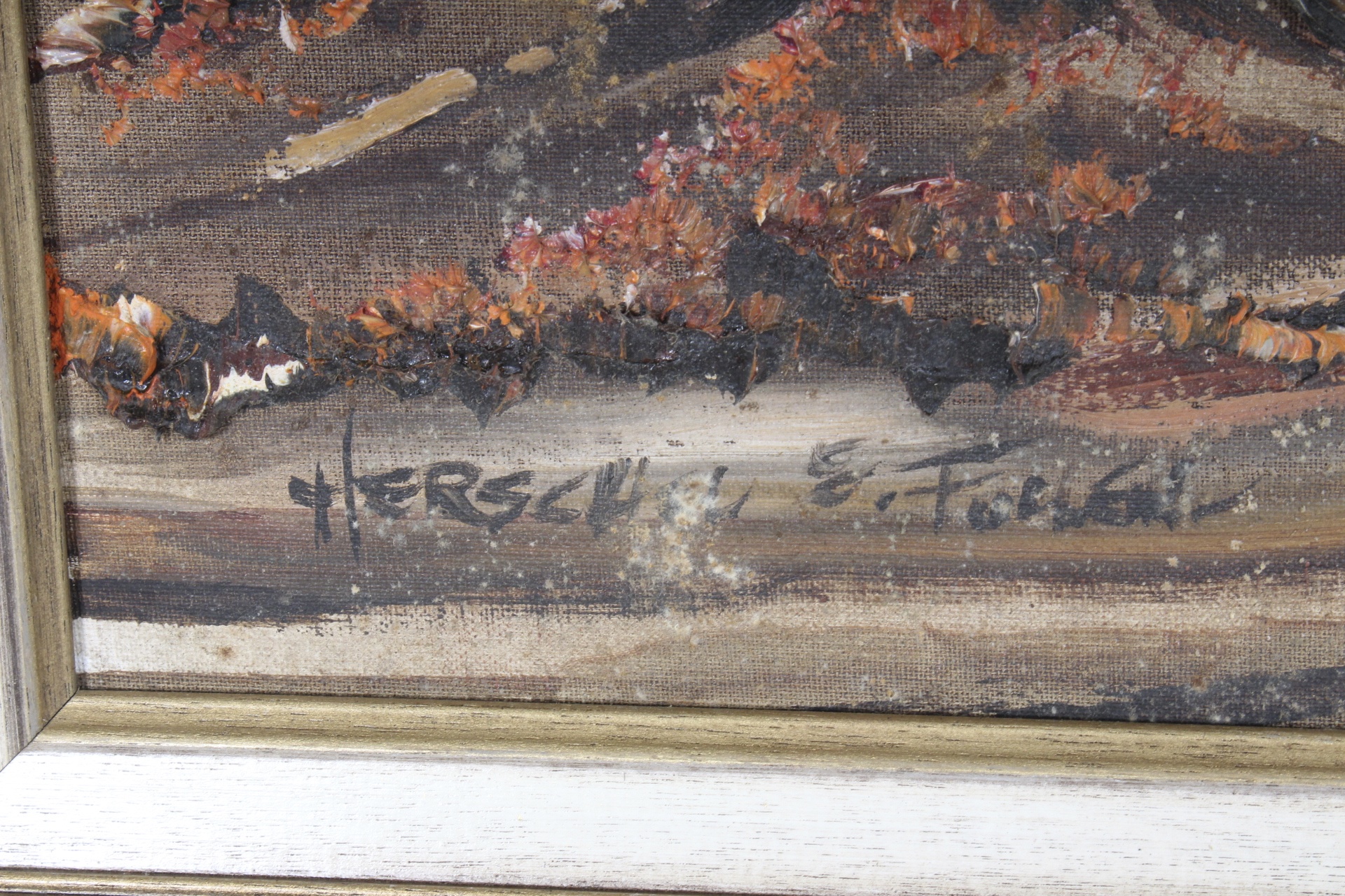 Herschel E. Fullen Oil on Board Landscape