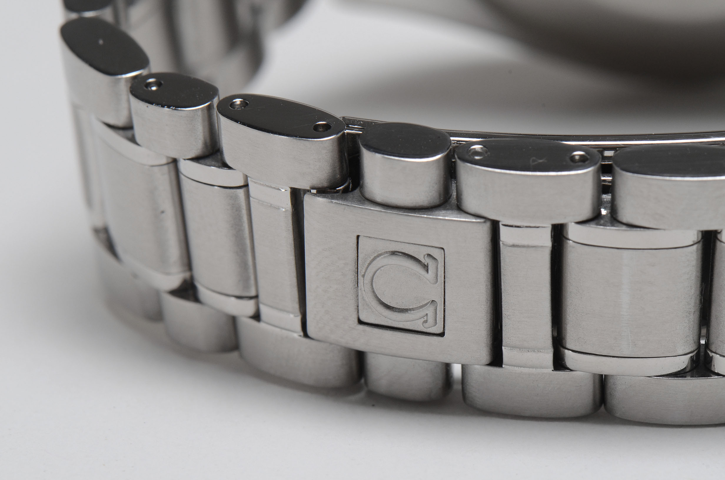 Omega Speedmaster Triple Calendar Silver Chrono Steel Automatic