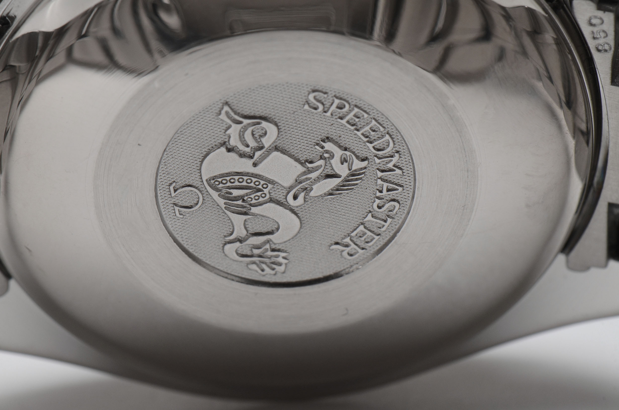 Omega Speedmaster Triple Calendar Silver Chrono Steel Automatic