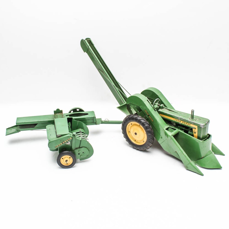 Vintage John Deere Die-Cast Farm Toys