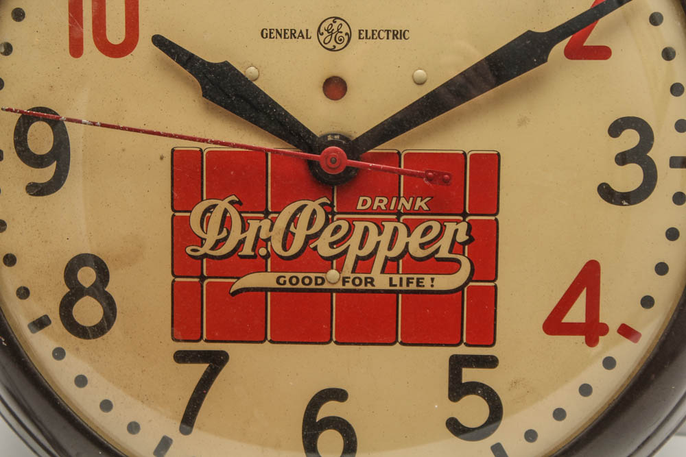 Vintage Dr. Pepper Wall Clock