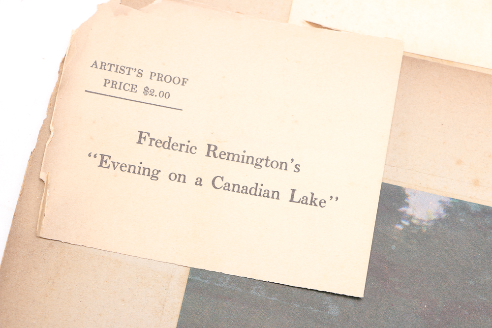 Collection of Four Modern Masters Artist Proof Offset Lithographs and More