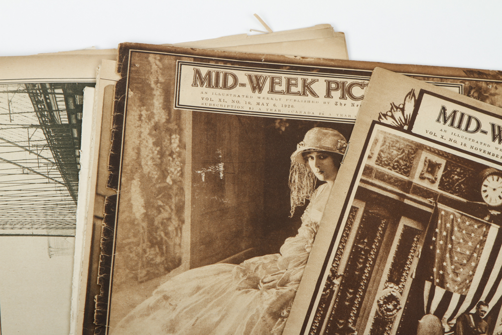 Collection of Antique Newspaper Pictorials