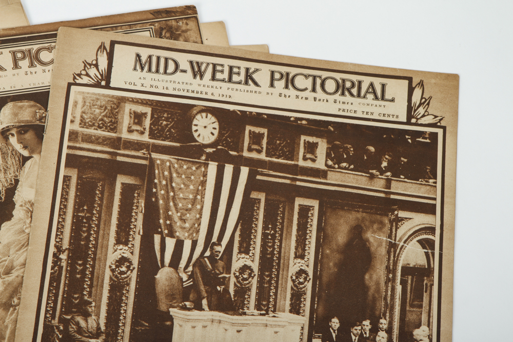 Collection of Antique Newspaper Pictorials