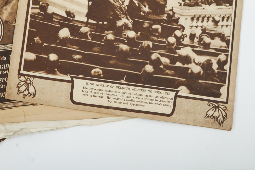 Collection of Antique Newspaper Pictorials