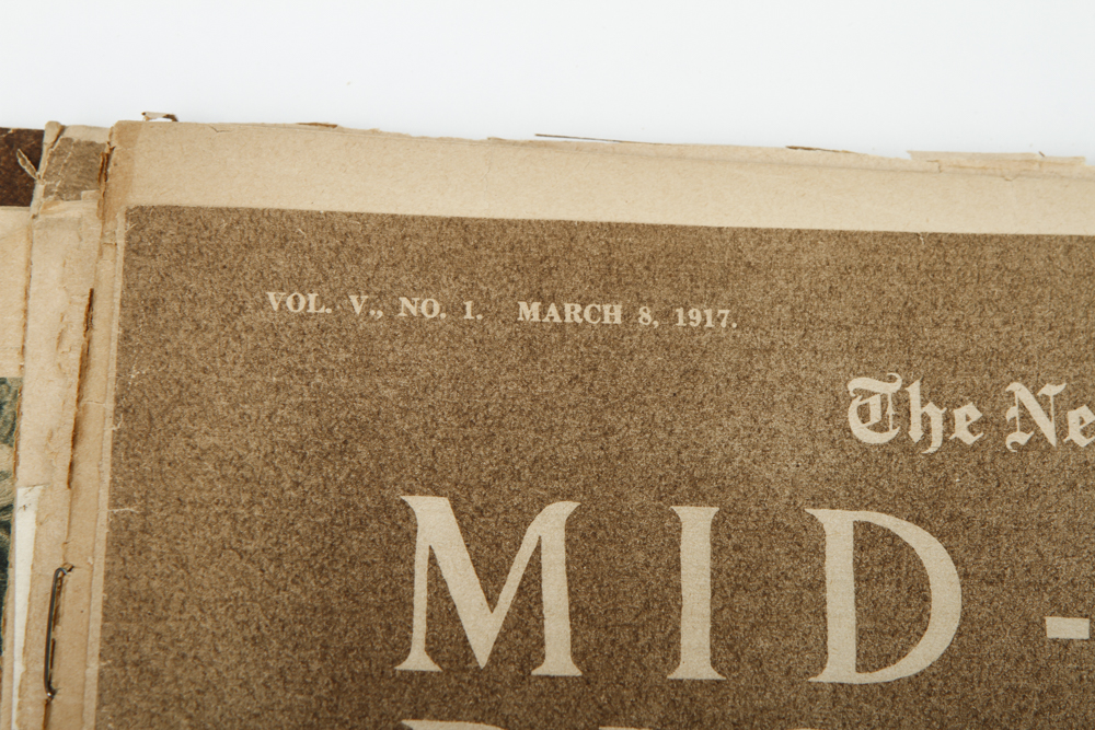 Collection of Antique Newspaper Pictorials