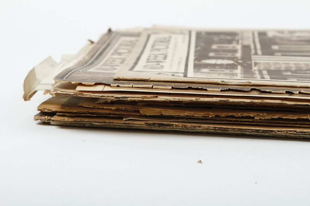 Collection of Antique Newspaper Pictorials