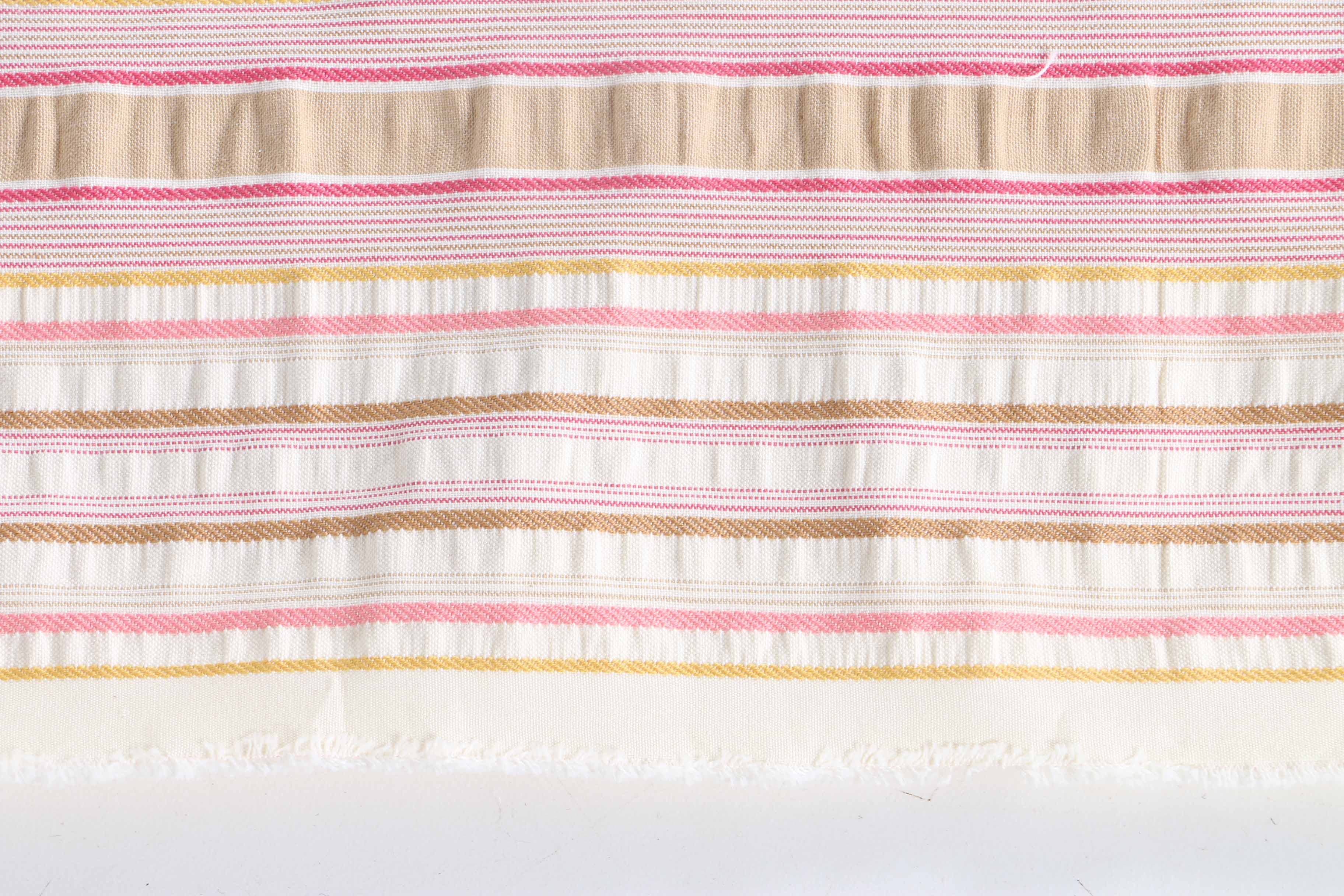 Striped Cotton Seersucker Fabric