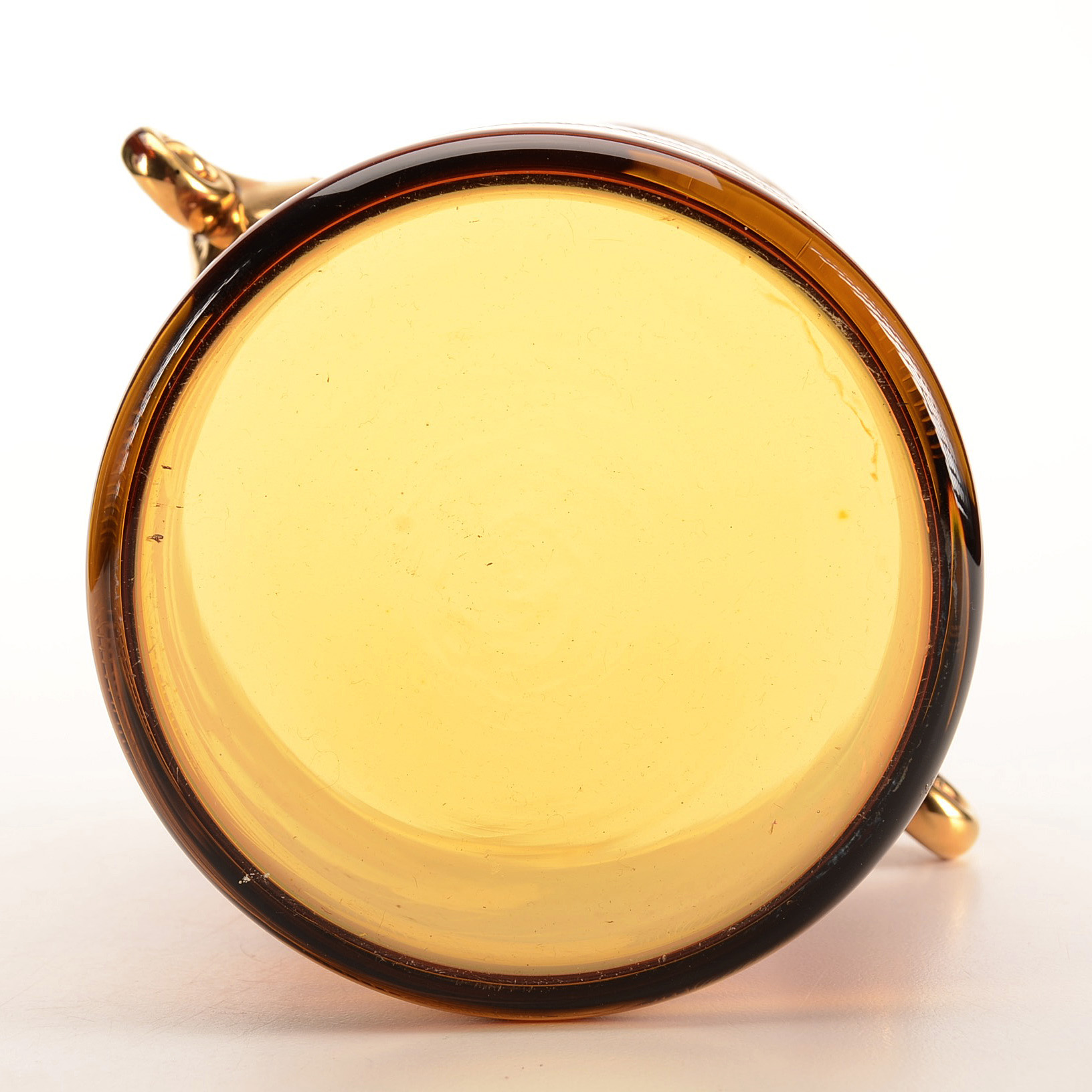 Vintage Etched Glass Ice Bucket