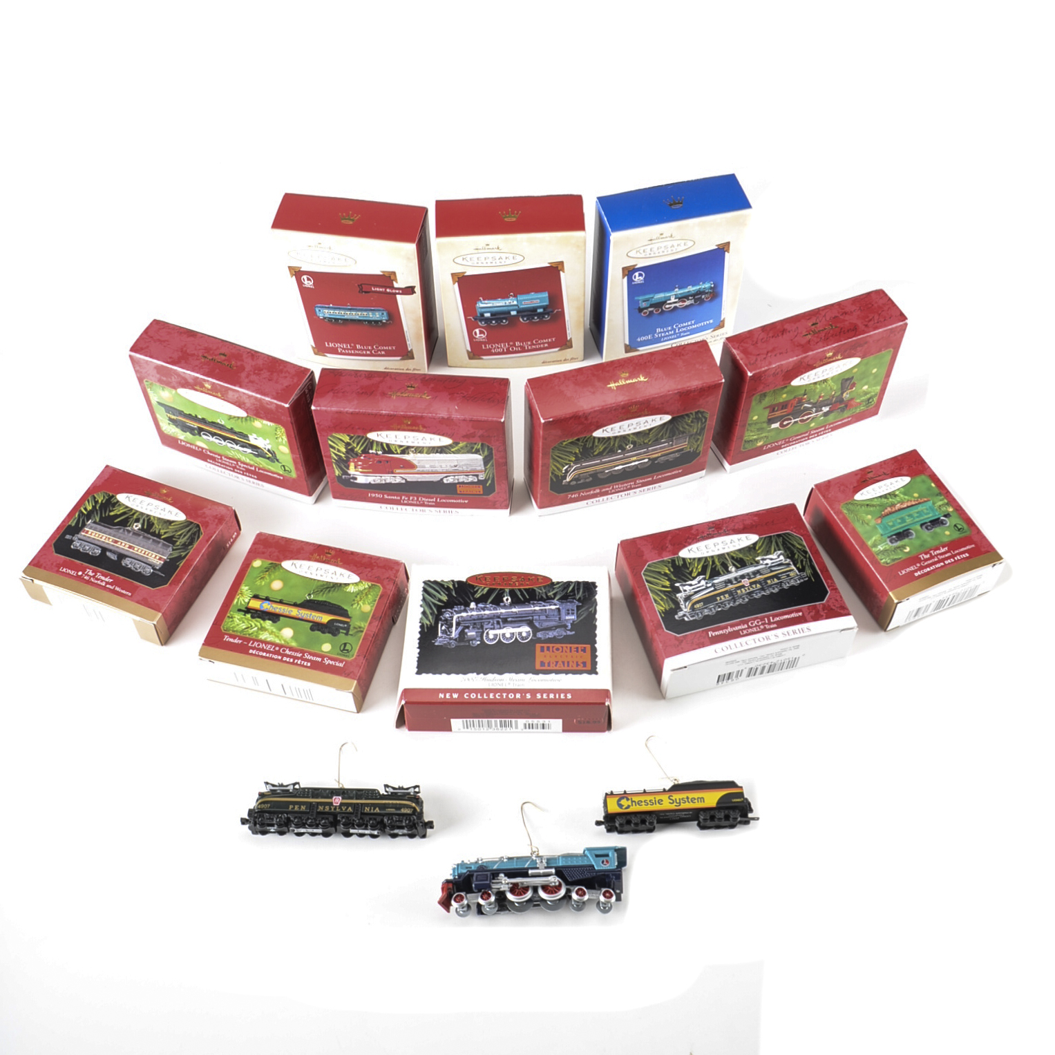 Hallmark Train Ornaments