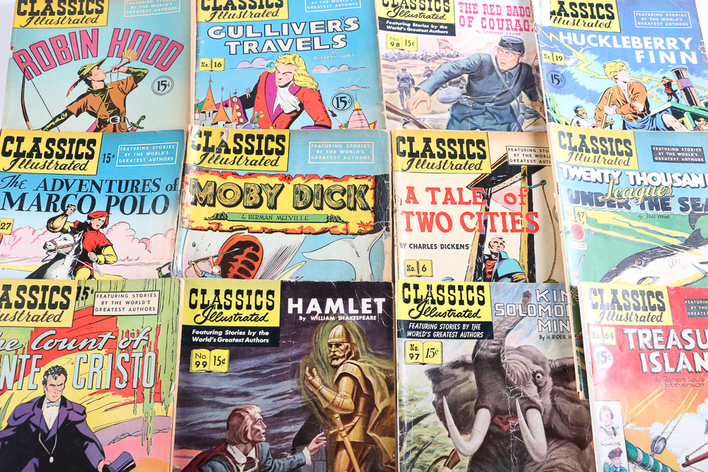 1940s–50s "Classics Illustrated" Comic Books