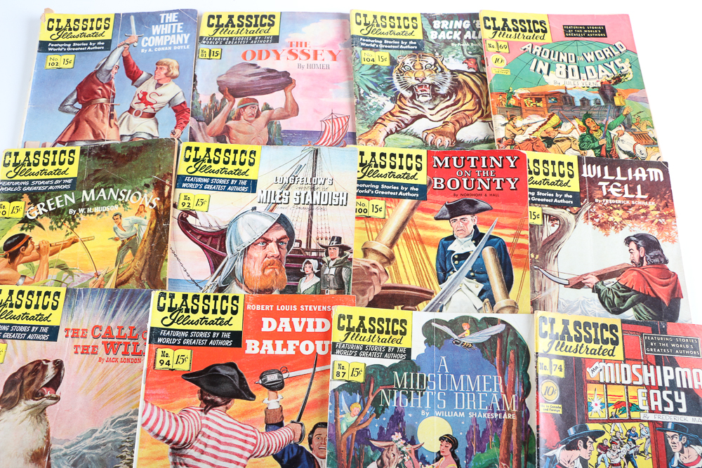 1940s–50s "Classics Illustrated" Comic Books
