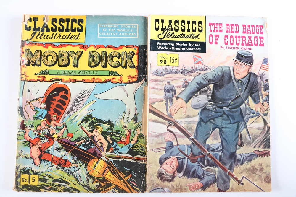 1940s–50s "Classics Illustrated" Comic Books