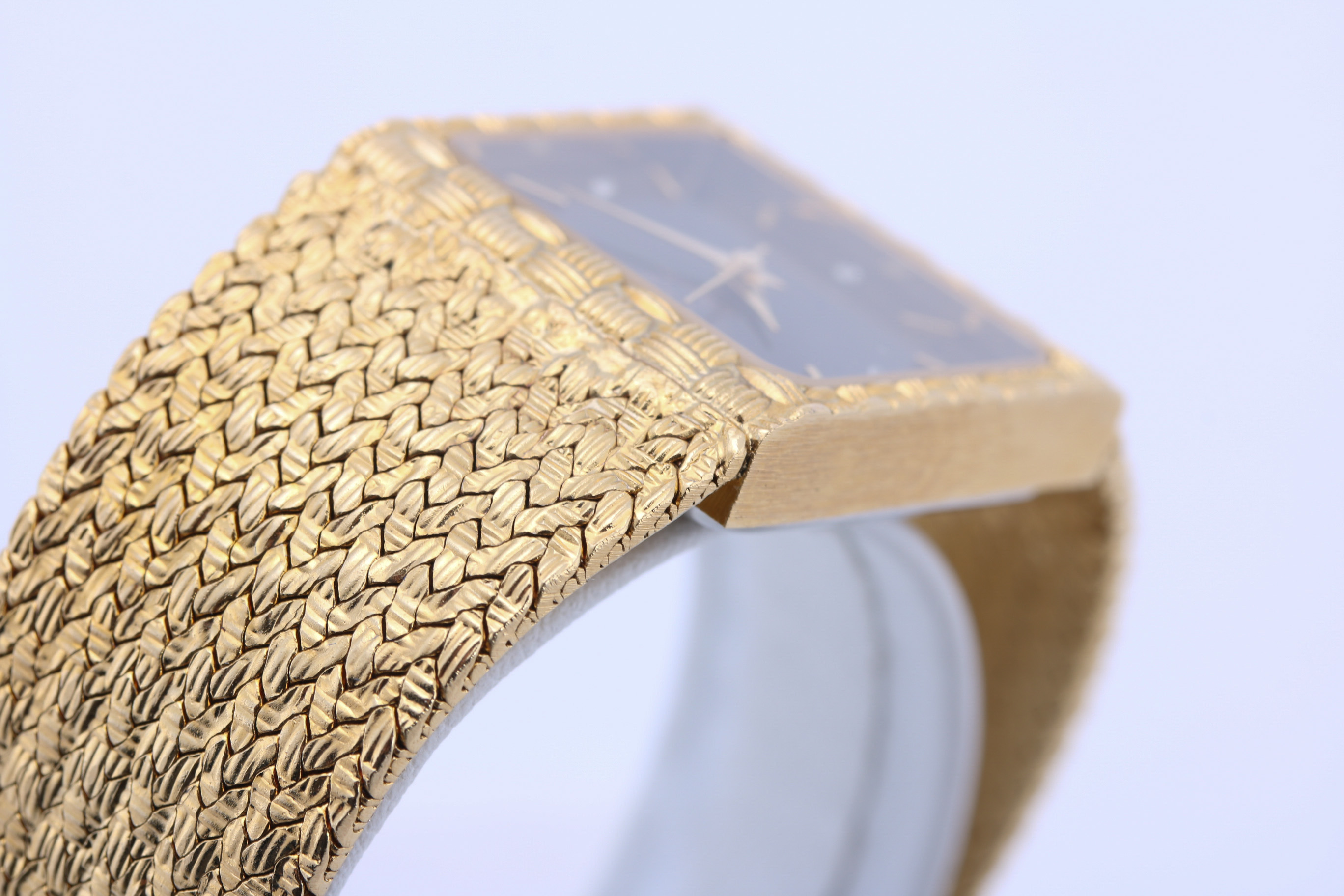 Oleg Cassini Gold Plated Diamond Accent Quartz Watch