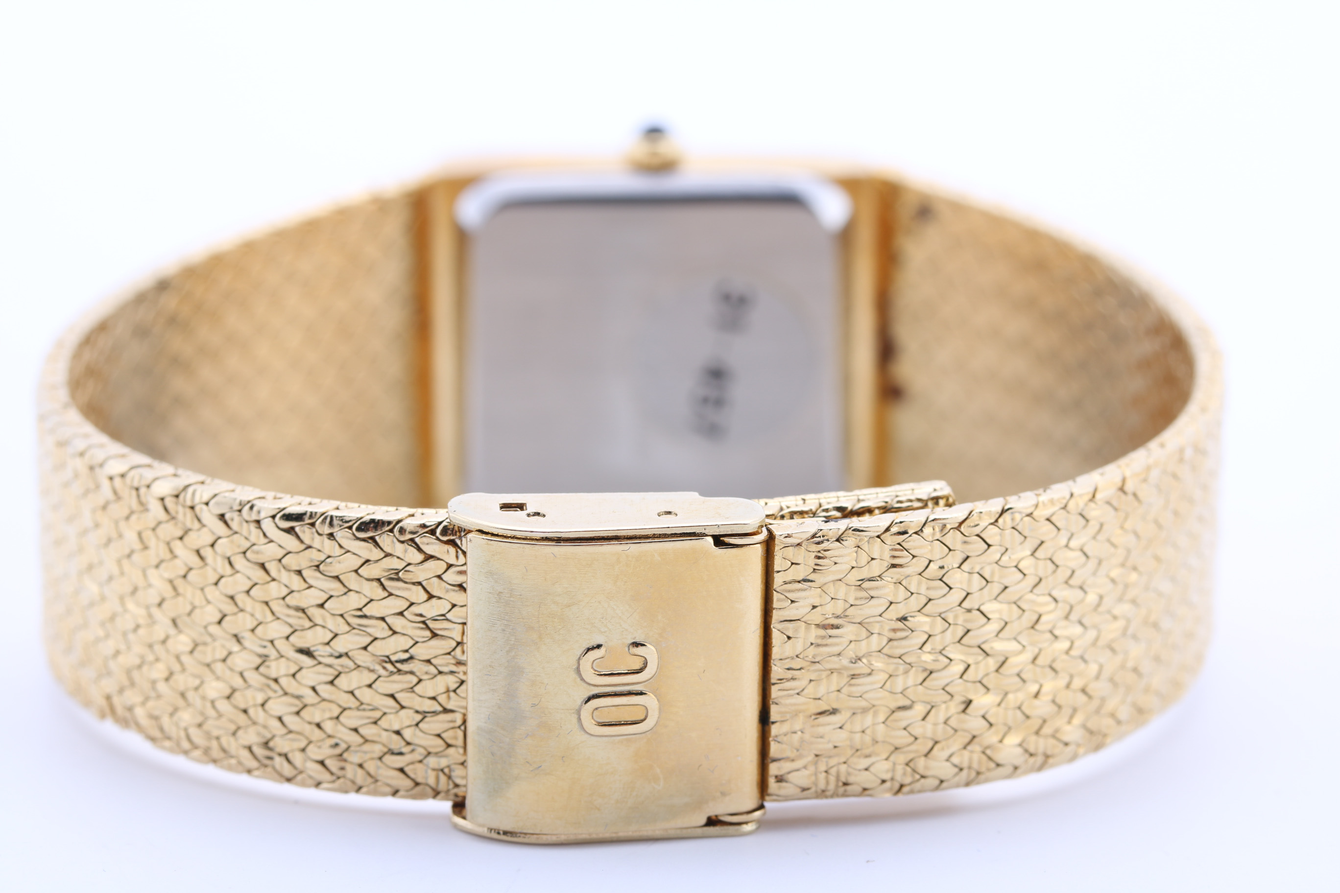 Oleg Cassini Gold Plated Diamond Accent Quartz Watch