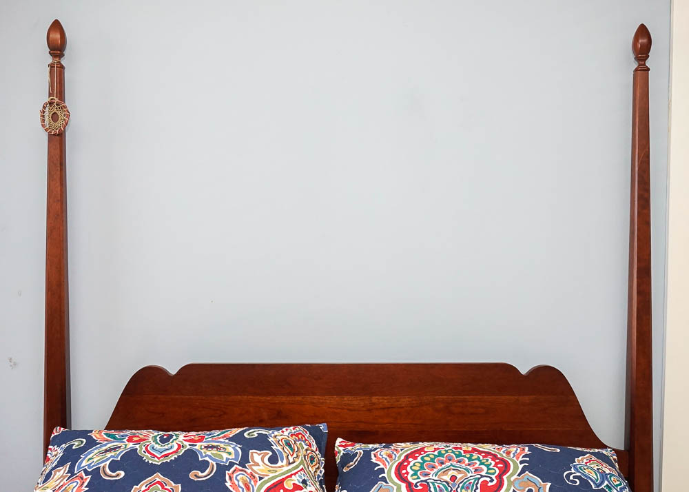 Cherry Pencil Post Queen Bed Frame