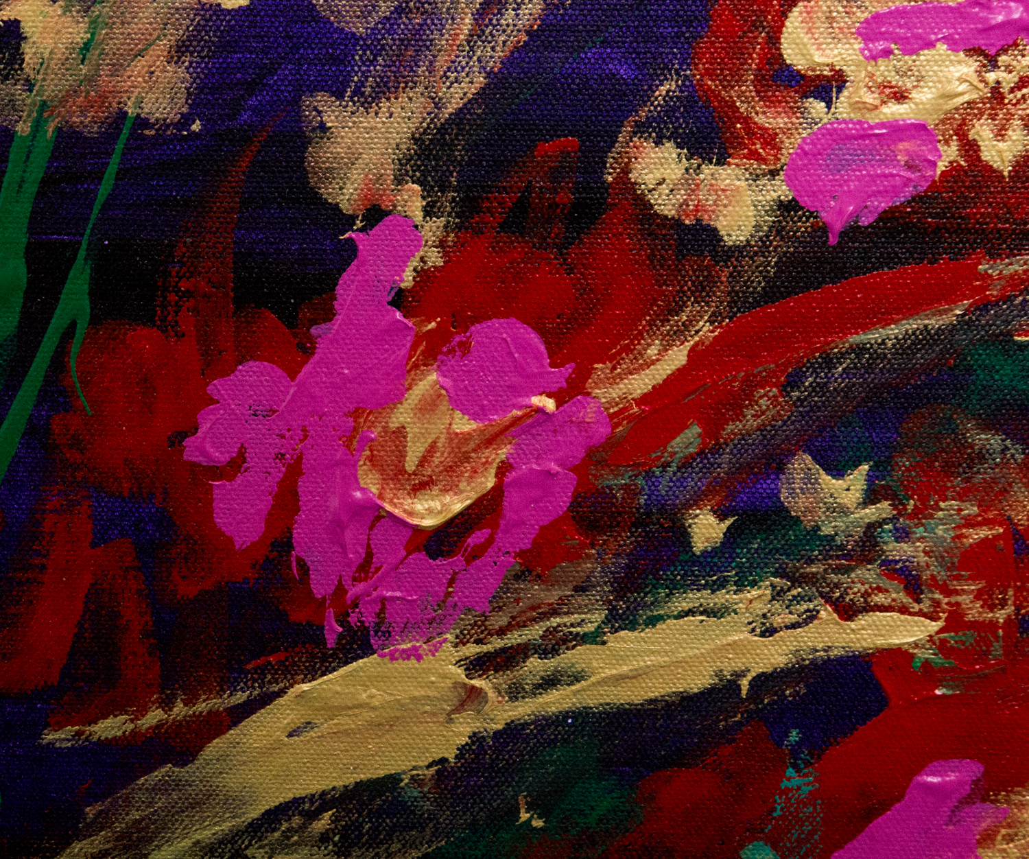 Wildflower Painting by S. L. Goodstadt