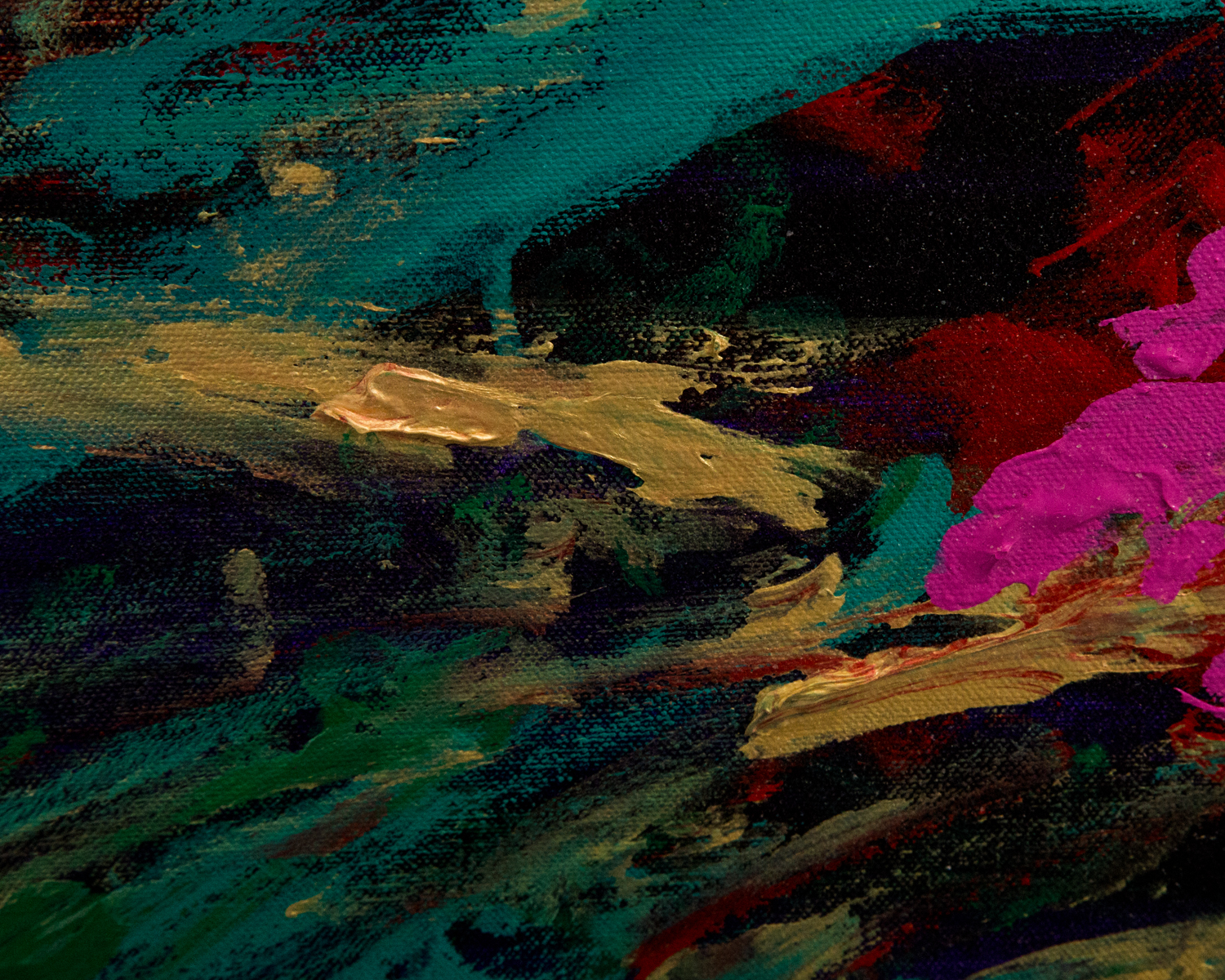 Wildflower Painting by S. L. Goodstadt