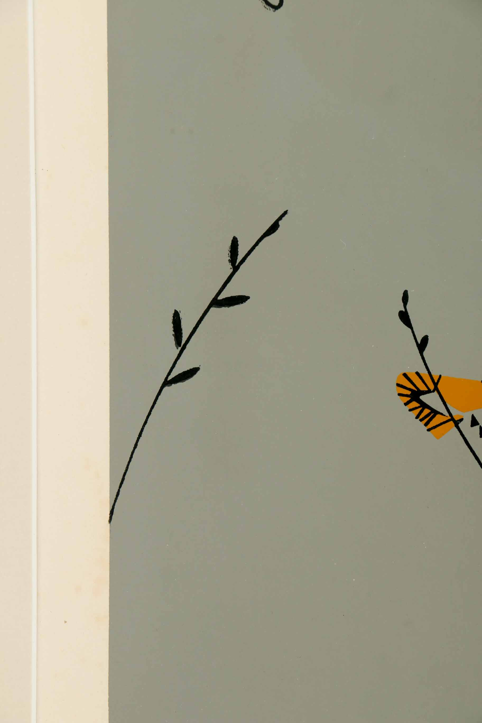 Signed Charley Harper Serigraph "Muskies"