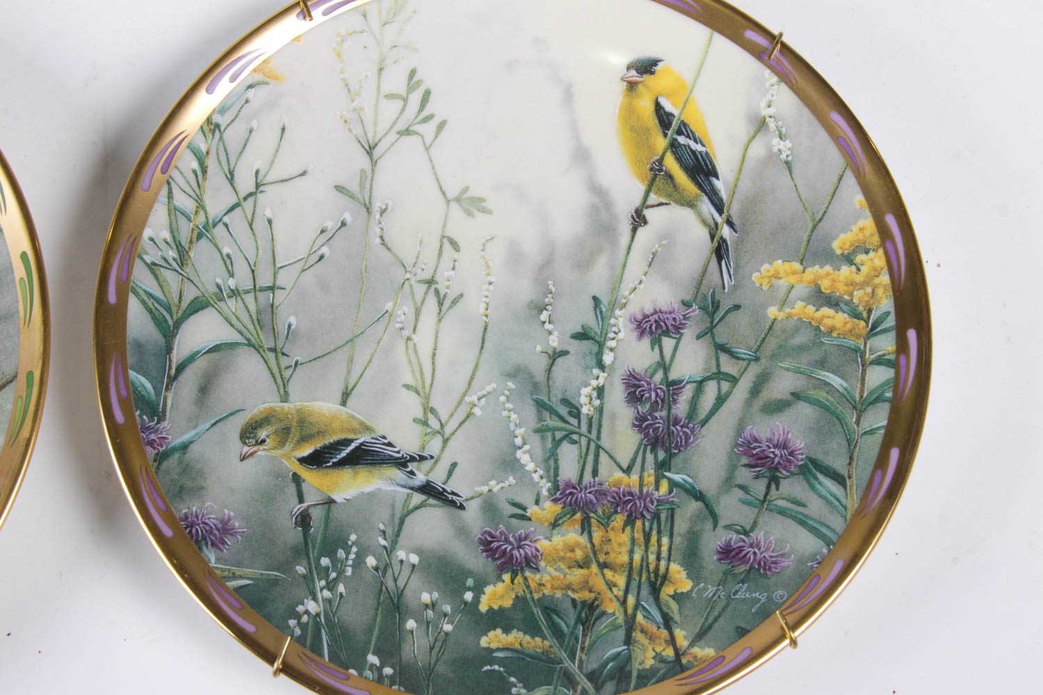 Catherine McClung Lenox "Nature's Collage" Plate Collection