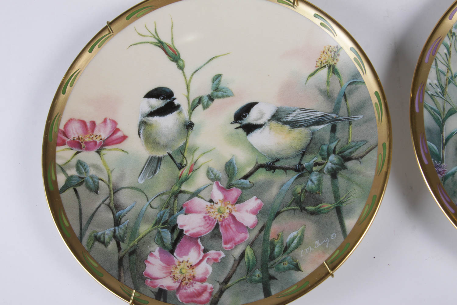 Catherine McClung Lenox "Nature's Collage" Plate Collection