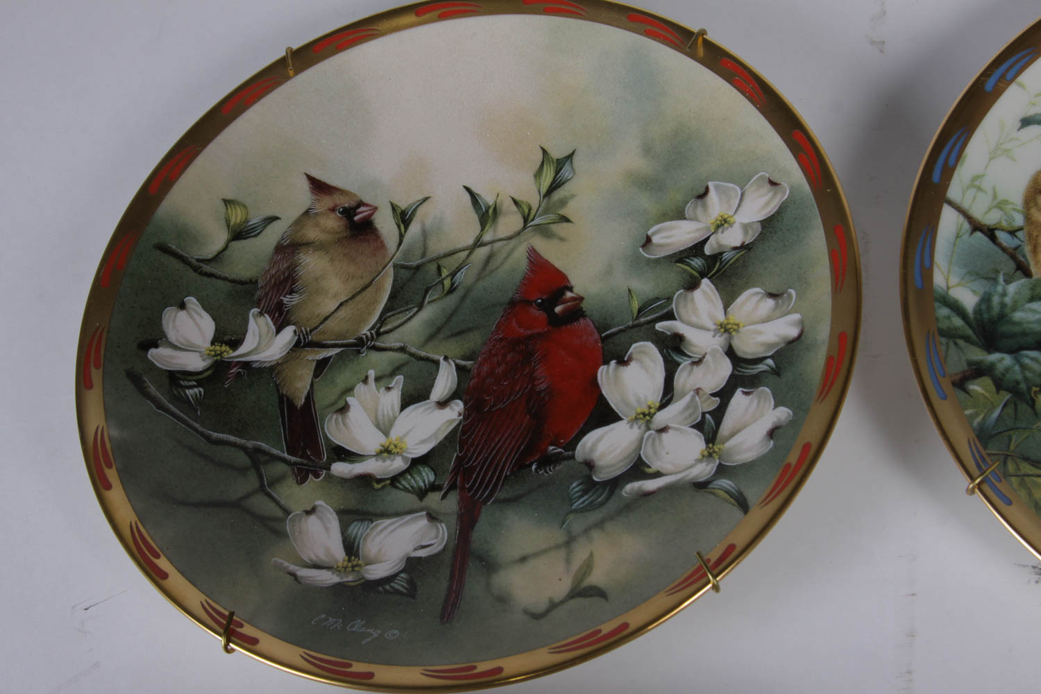 Catherine McClung Lenox "Nature's Collage" Plate Collection