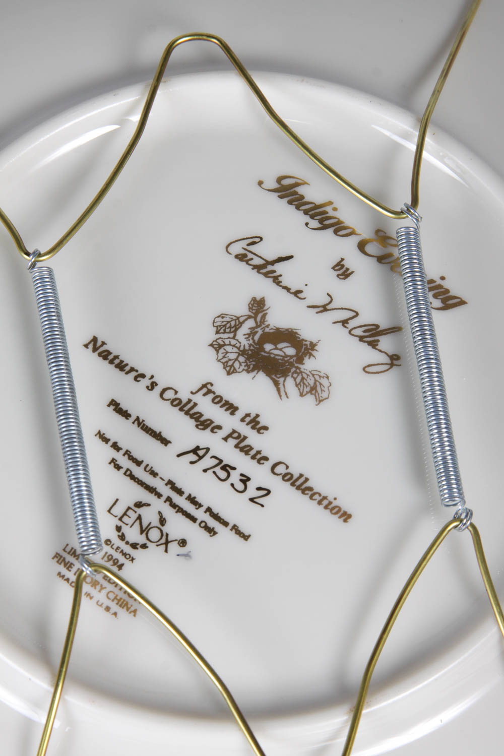 Catherine McClung Lenox "Nature's Collage" Plate Collection