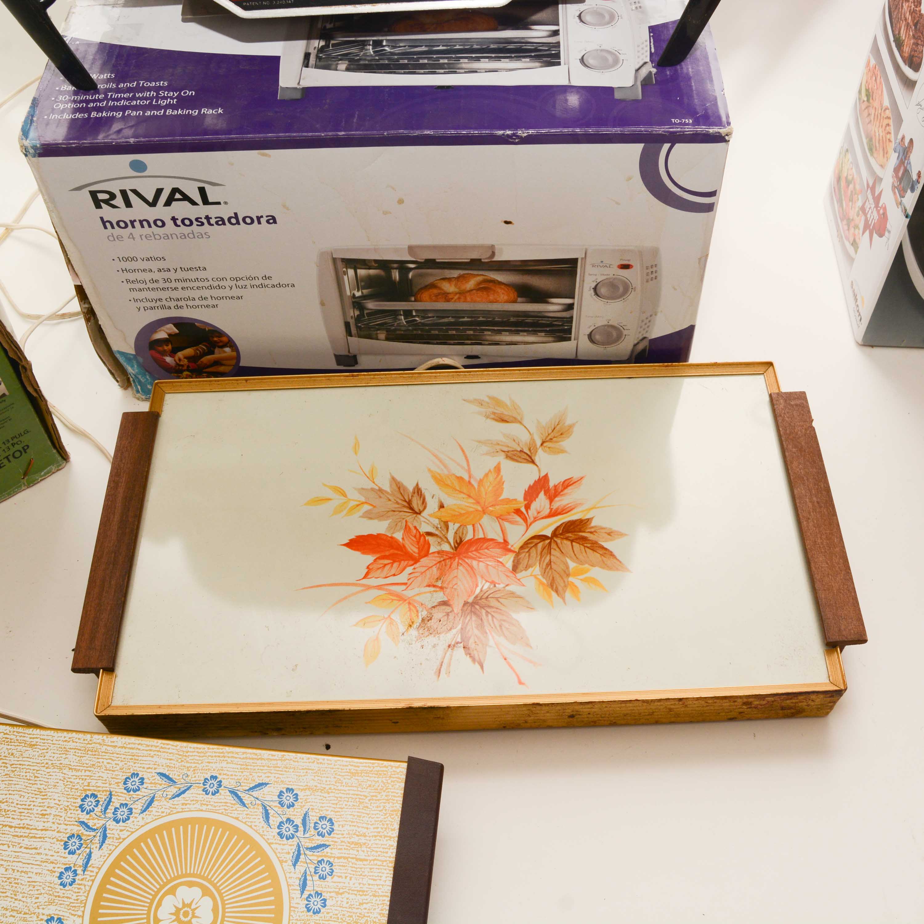 DAK Auto Bakery, George Foreman Grills, Deckmate Gas Grill, and other Kitchen Appliances