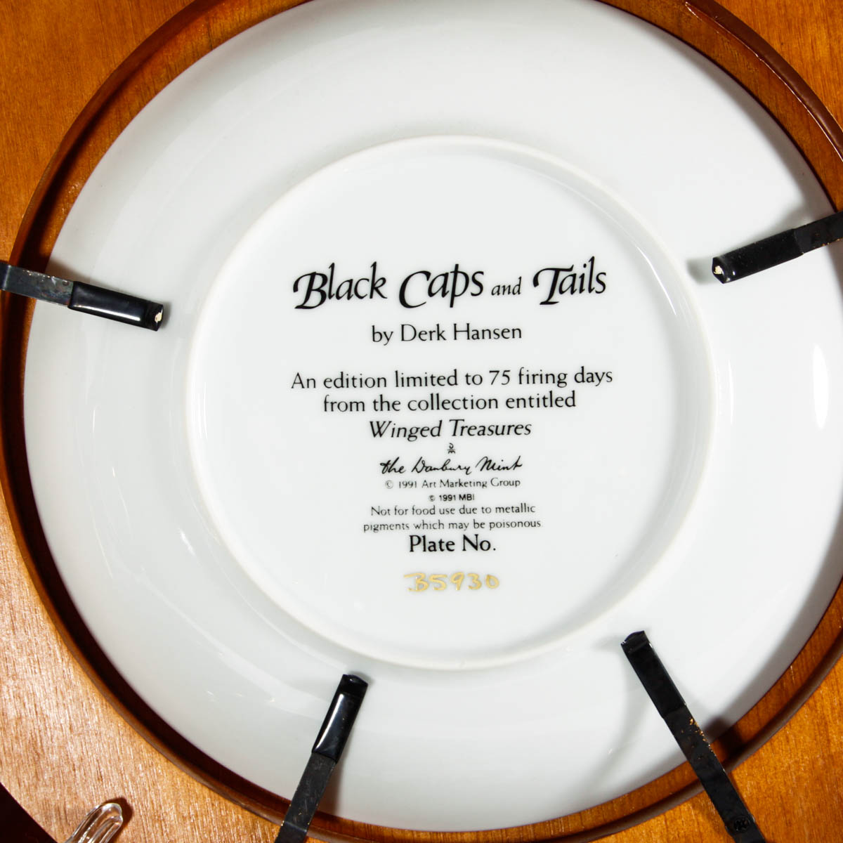 "Winged Treasures" Plate Collection By The Danbury Mint