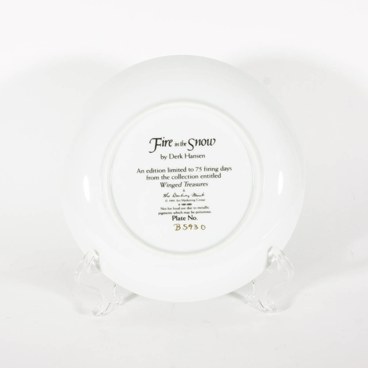 "Winged Treasures" Plate Collection By The Danbury Mint